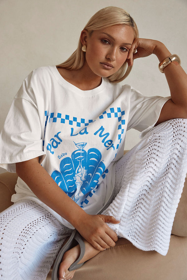 Par La Mer Top - Blue