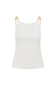 Illaria Top - Cream Bead