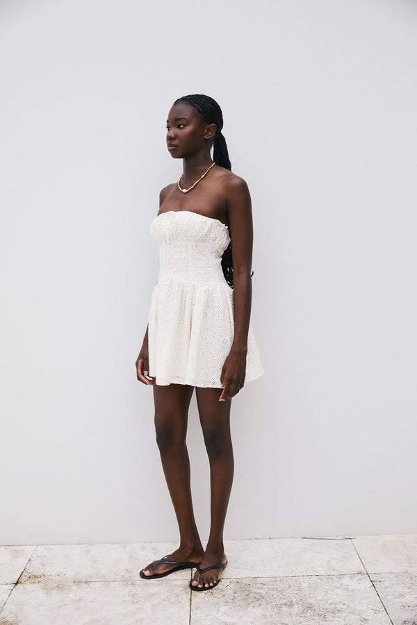Aura Dress - Broderie