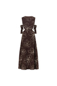 Aurelia Dress - Chocolate Floral