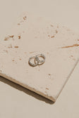 Eve Huggie Earrings - Silver