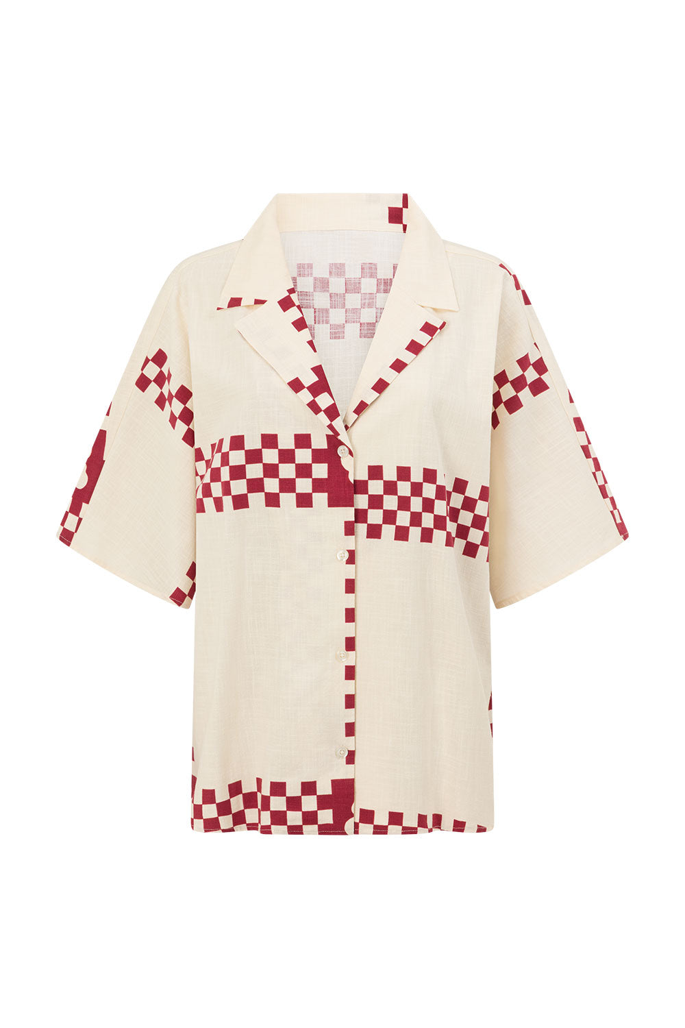 SAMPLE-Seona Top - Checker Plaid