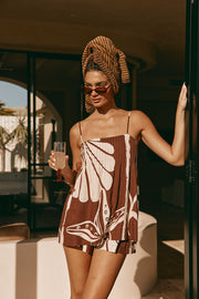 River Playsuit - Painted Tiles