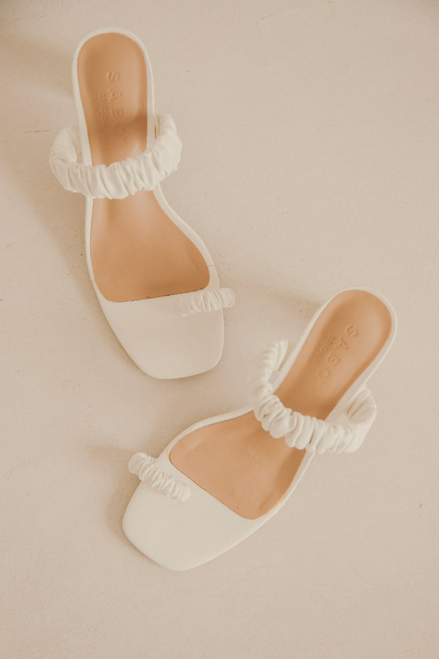 Catalina Heels - White