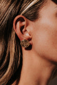 Calico Earrings - 18K Gold