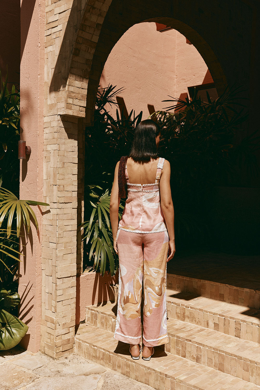 SAMPLE-Ragazza Top - Tramonto