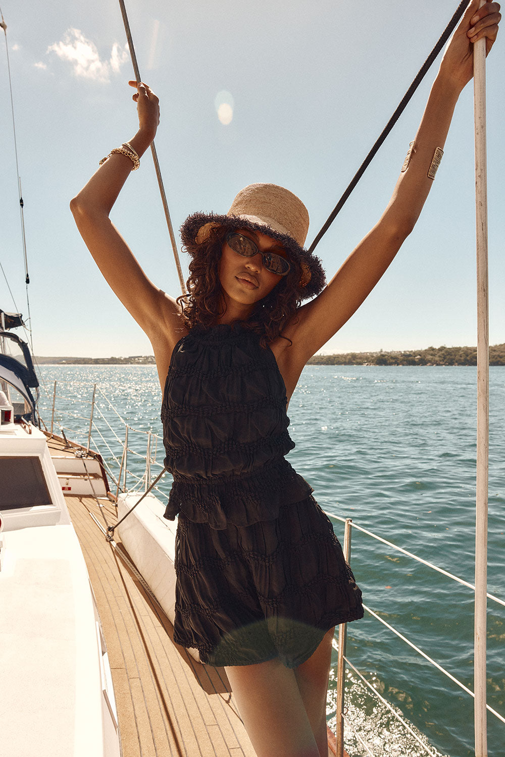 Adira Playsuit - Black