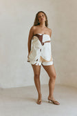 Ria Playsuit - Sable Floral