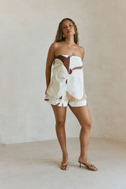 Ria Playsuit - Sable Floral