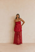 SAMPLE-Dove Dress - Red