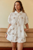 Camela Top - Broderie Motif