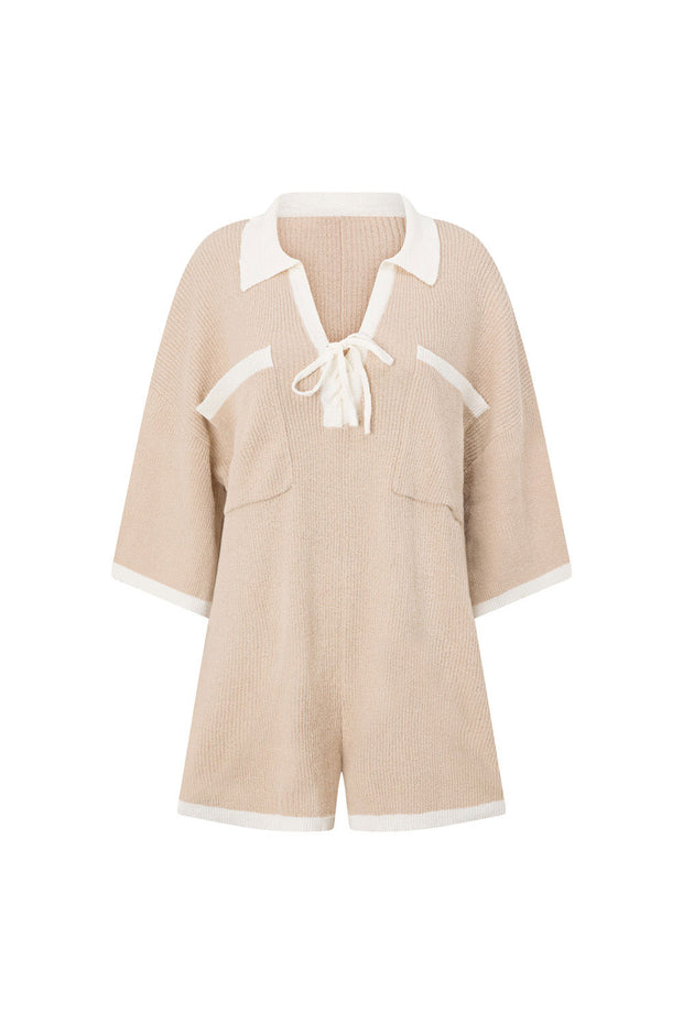 Sammi Playsuit - Tan