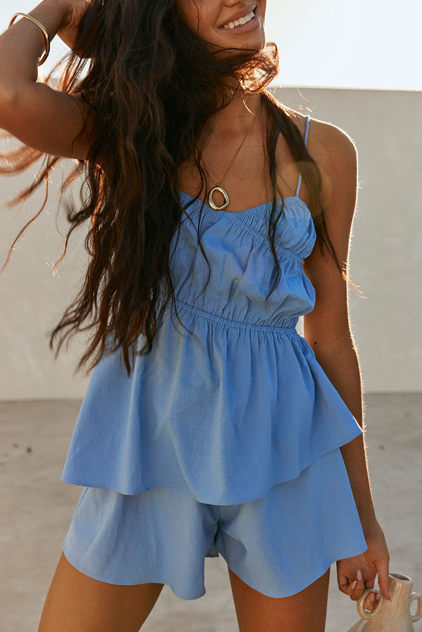 Octavia Top - Blue