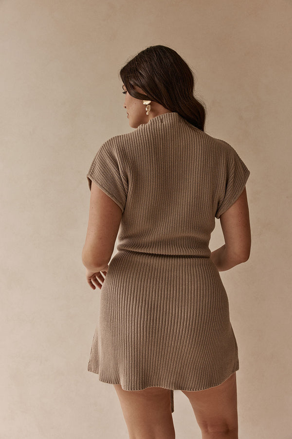 Lovina Dress - Tan