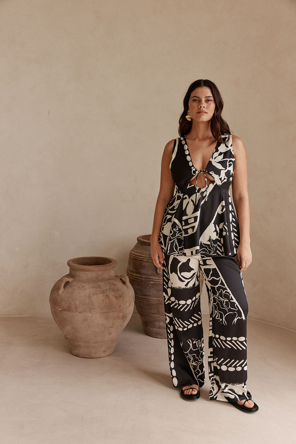 Zelina Pants - Botanic Vase