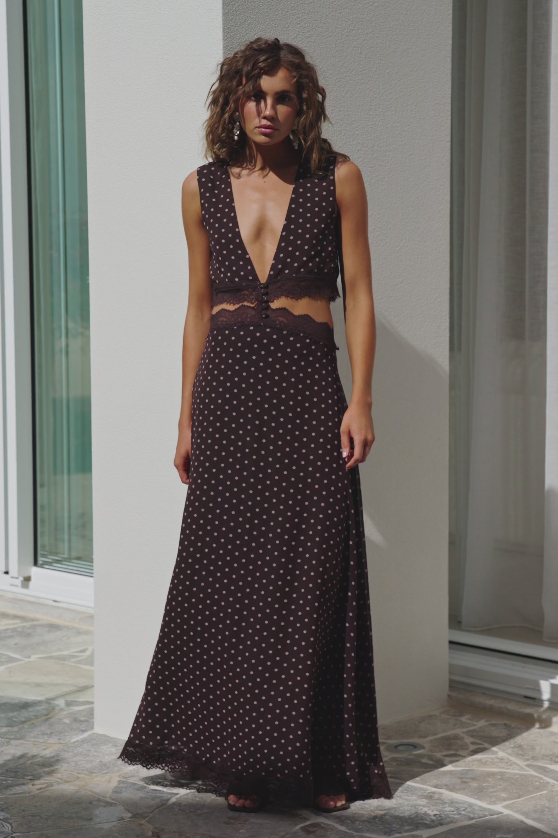 Eira Dress - Chocolate Speck