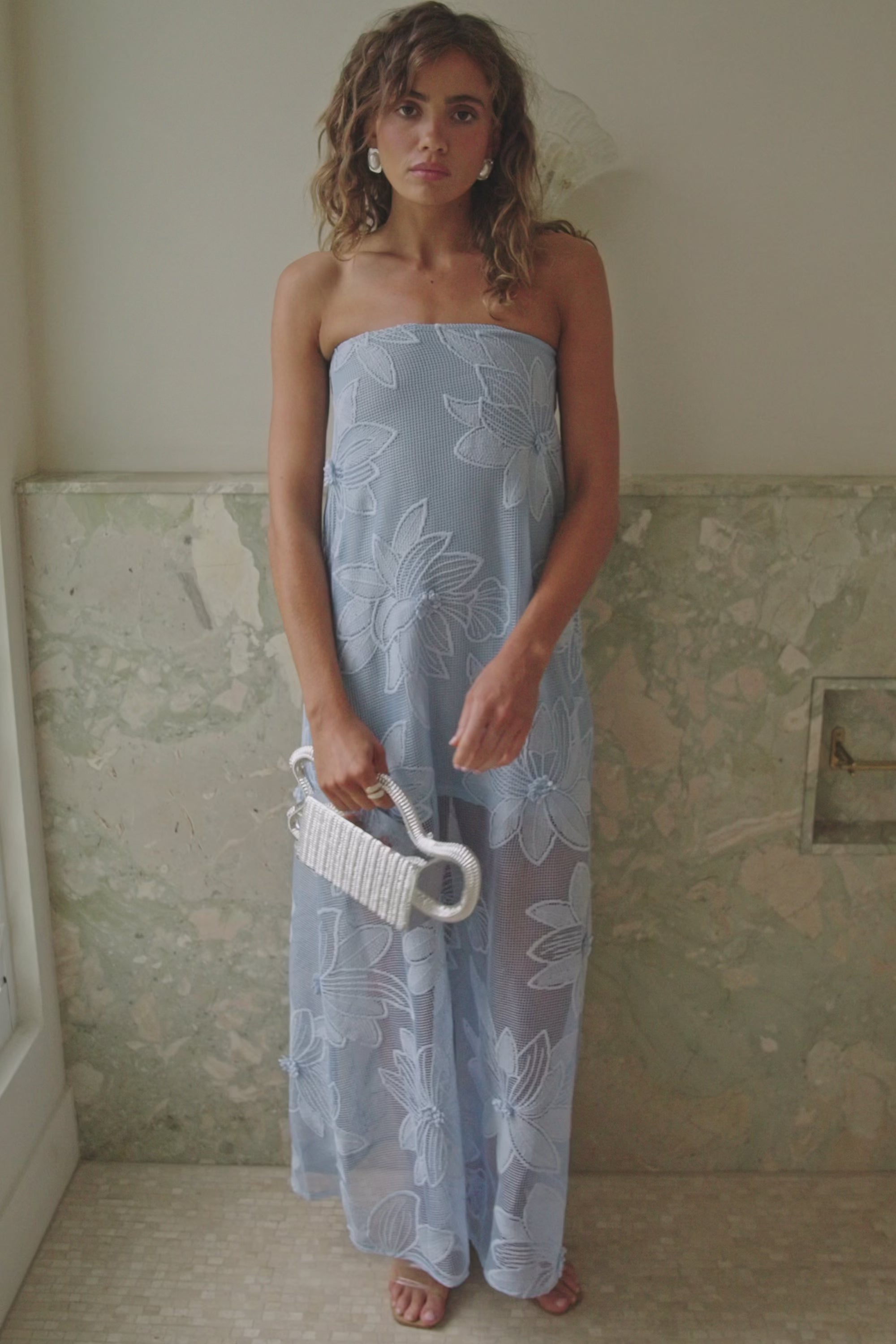 Cellar Dress - Powder Blue