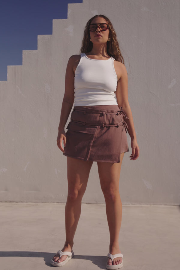 Luna Skirt - Chocolate