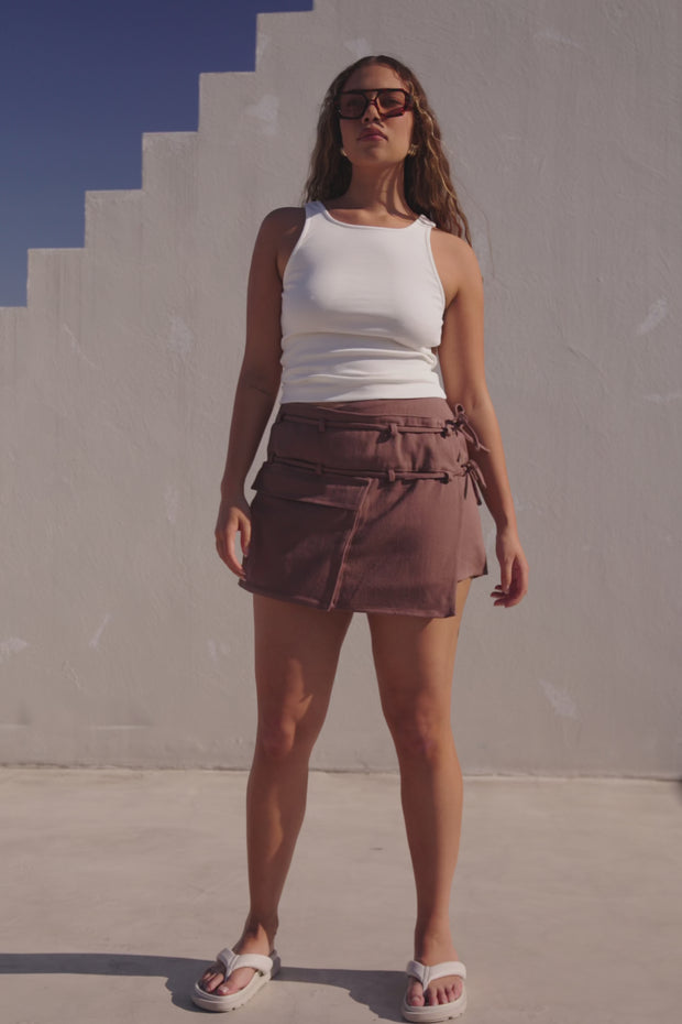 Luna Skirt - Chocolate