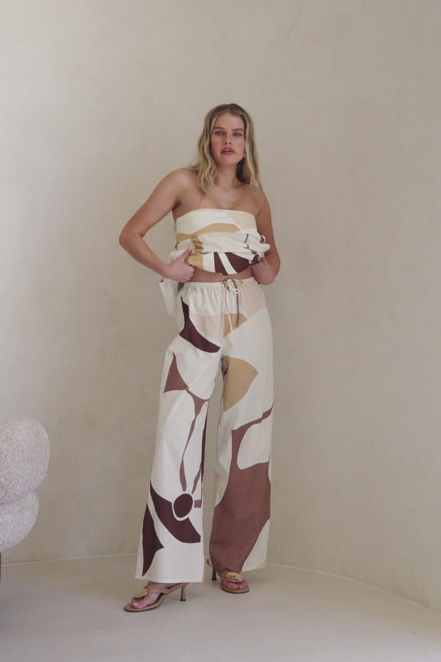 Monroe Pants - Sable Floral