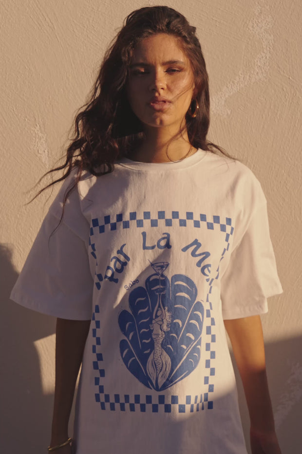 Par La Mer Top - Blue