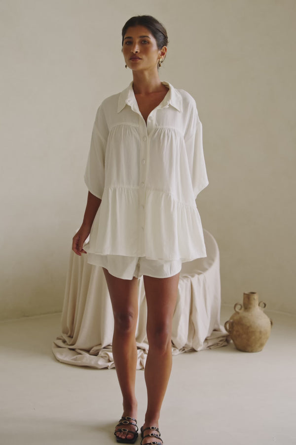 Luna Shorts - White