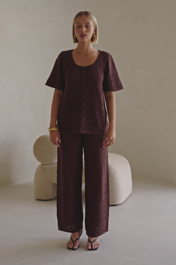 Umiko Top - Brown