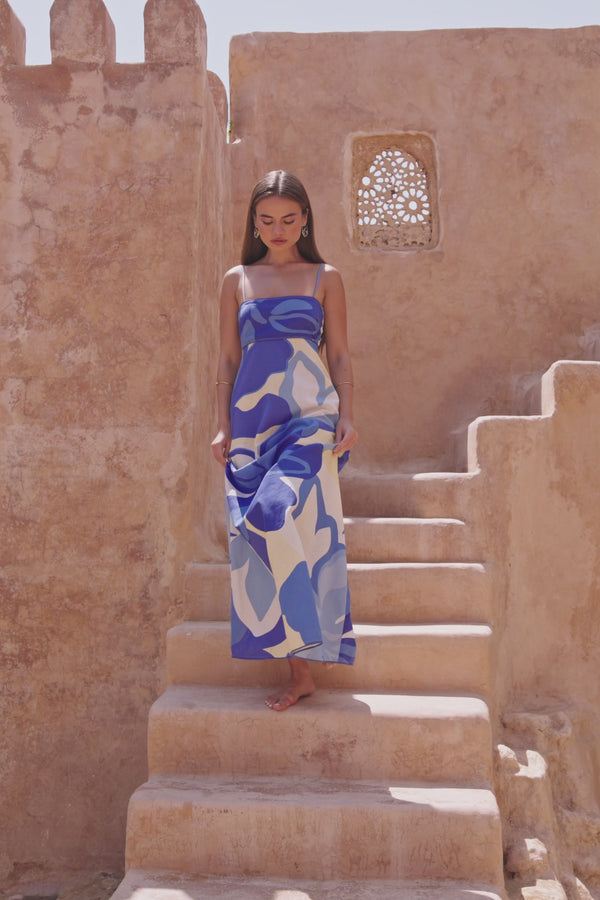 Tasmin Dress - Valley Blue