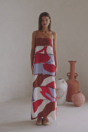 Aitana Dress - Valley Red