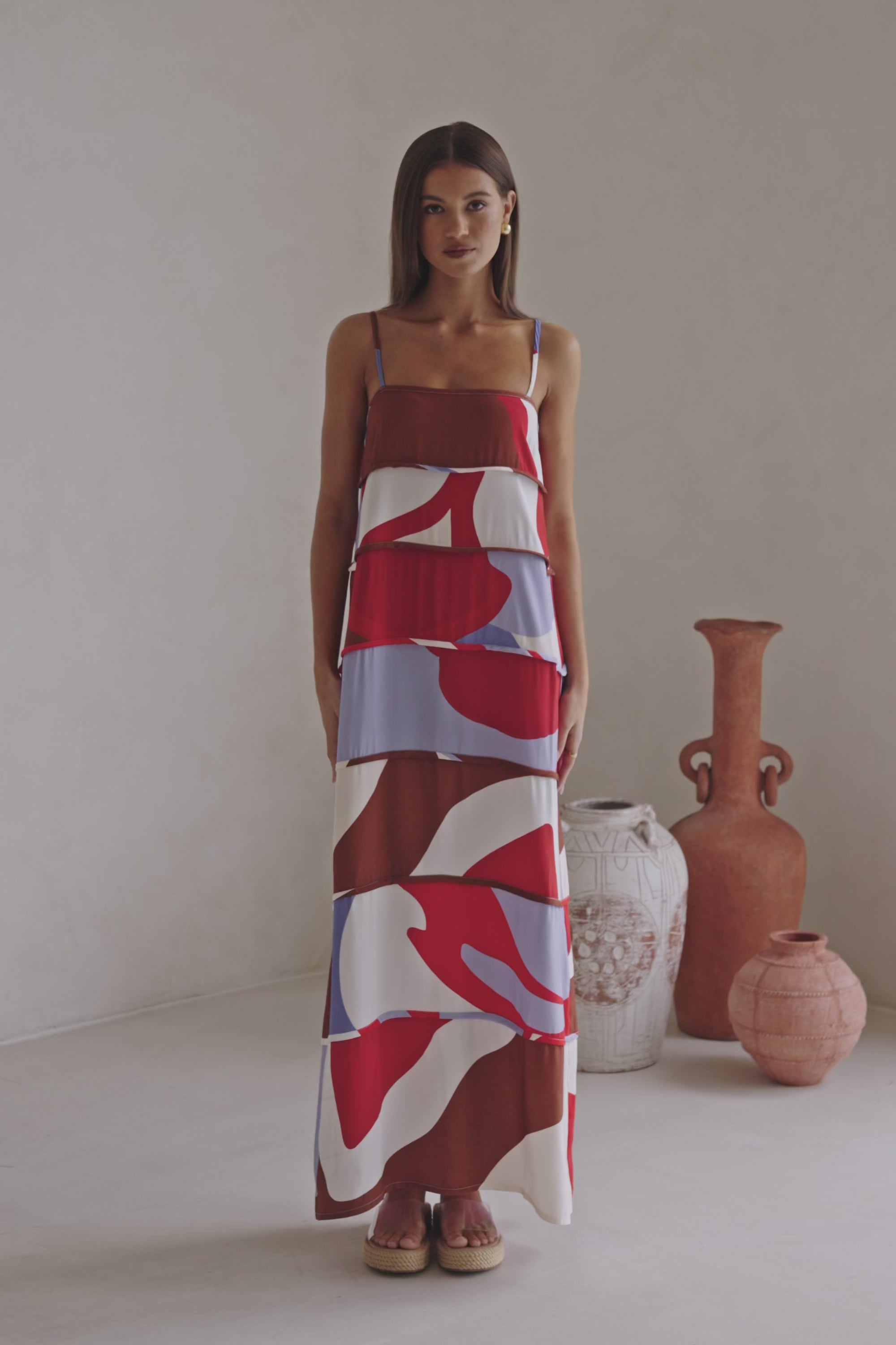 Aitana Dress - Valley Red