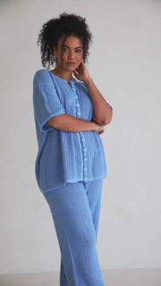 Zayna Pants - Blue