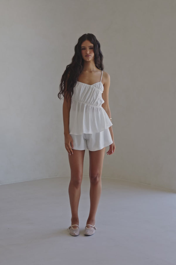 Octavia Shorts - White