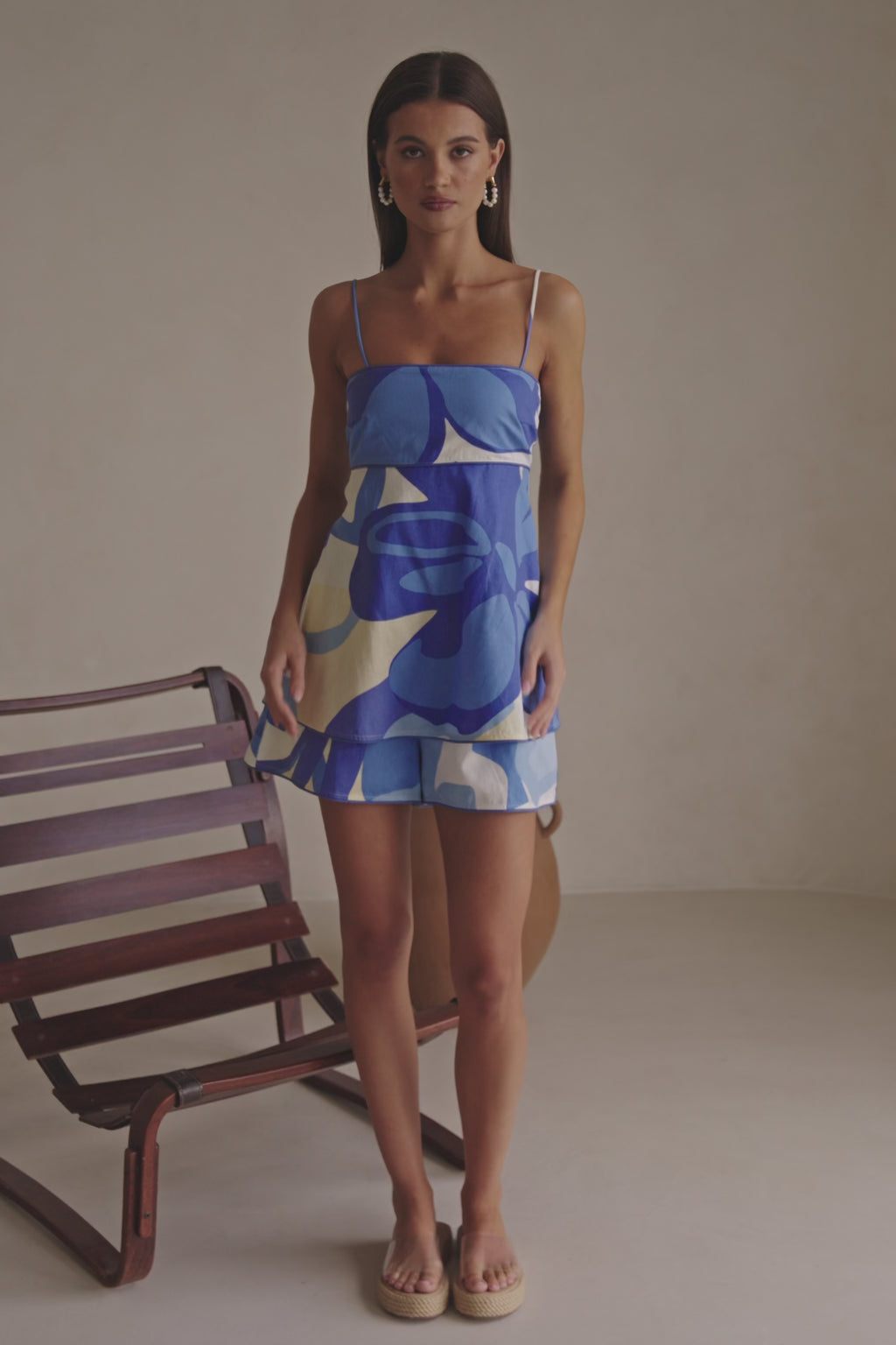 Mirella Playsuit - Valley Blue