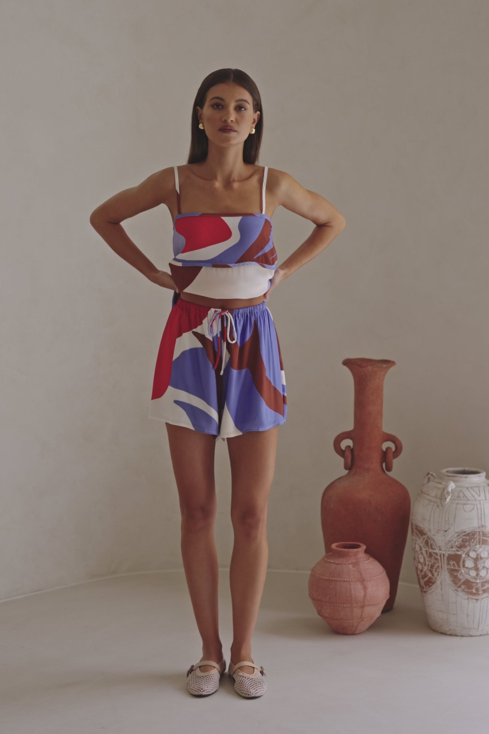 Vian Shorts - Valley Red