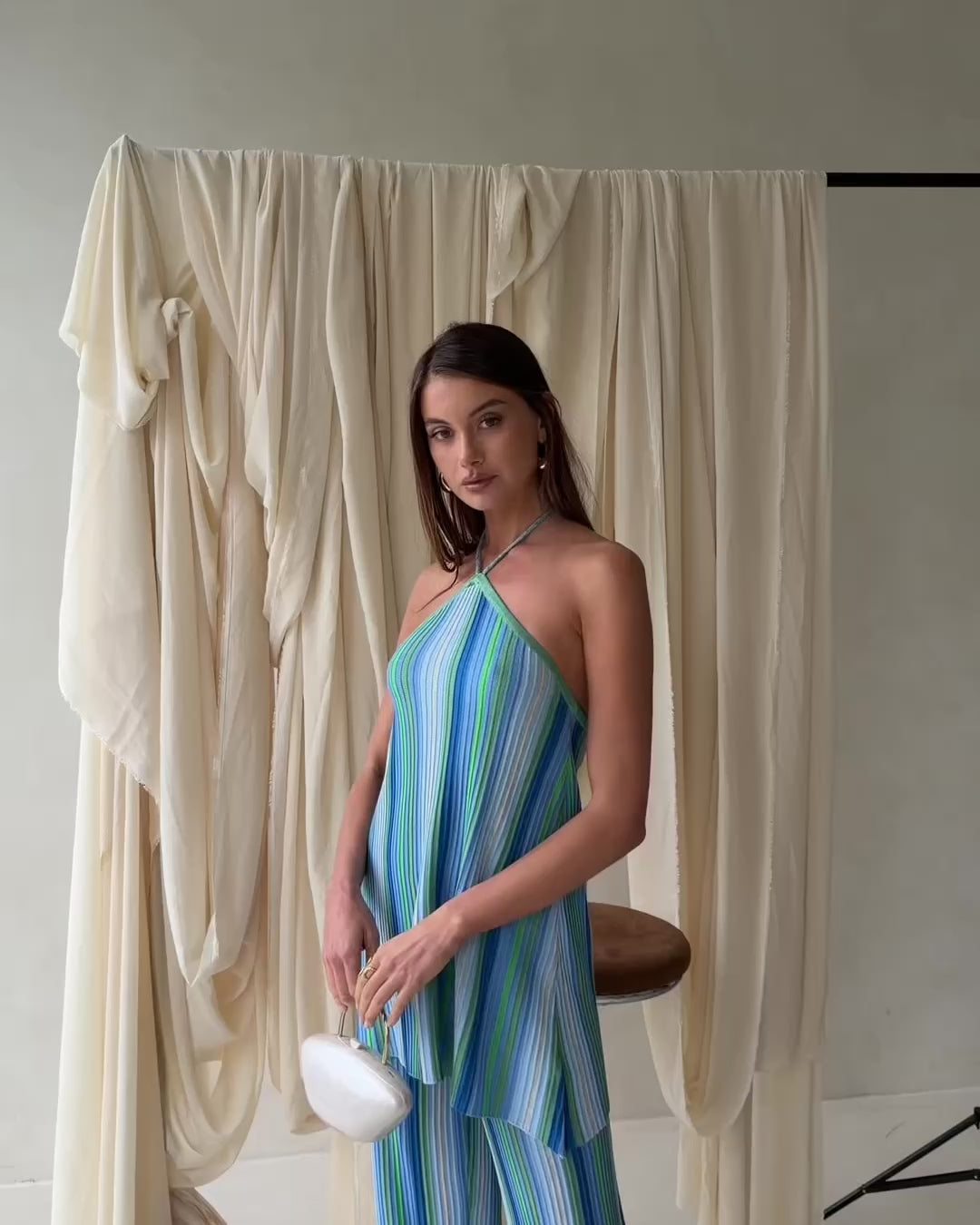 Revel Pants - Blue Stripe