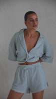 Video, Mallory Top - Teal Stripe