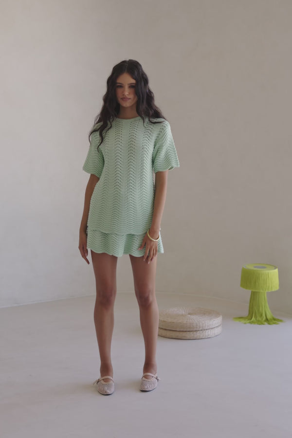 Leah Skirt - Mint
