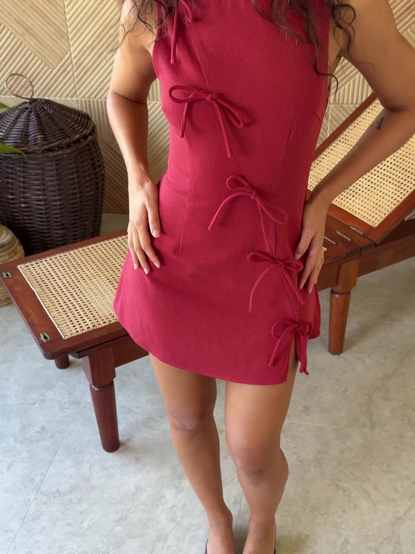 Kapri Dress - Cherry