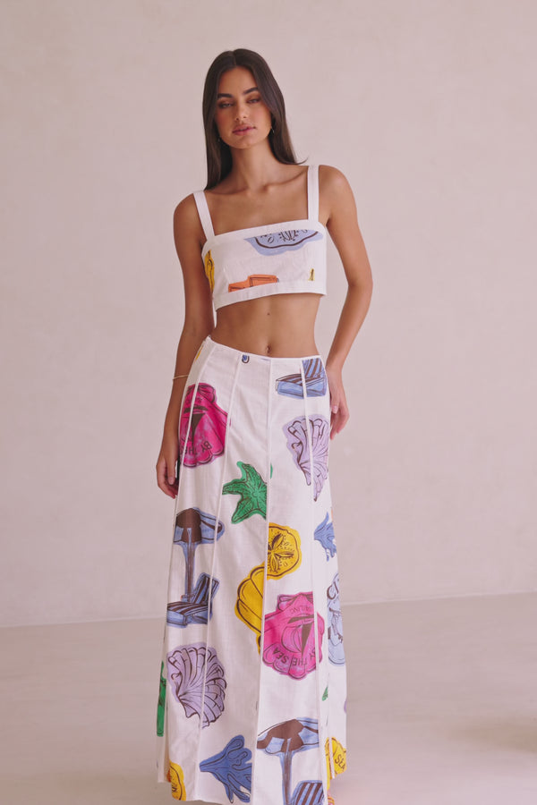Audrey Skirt - By The Sea