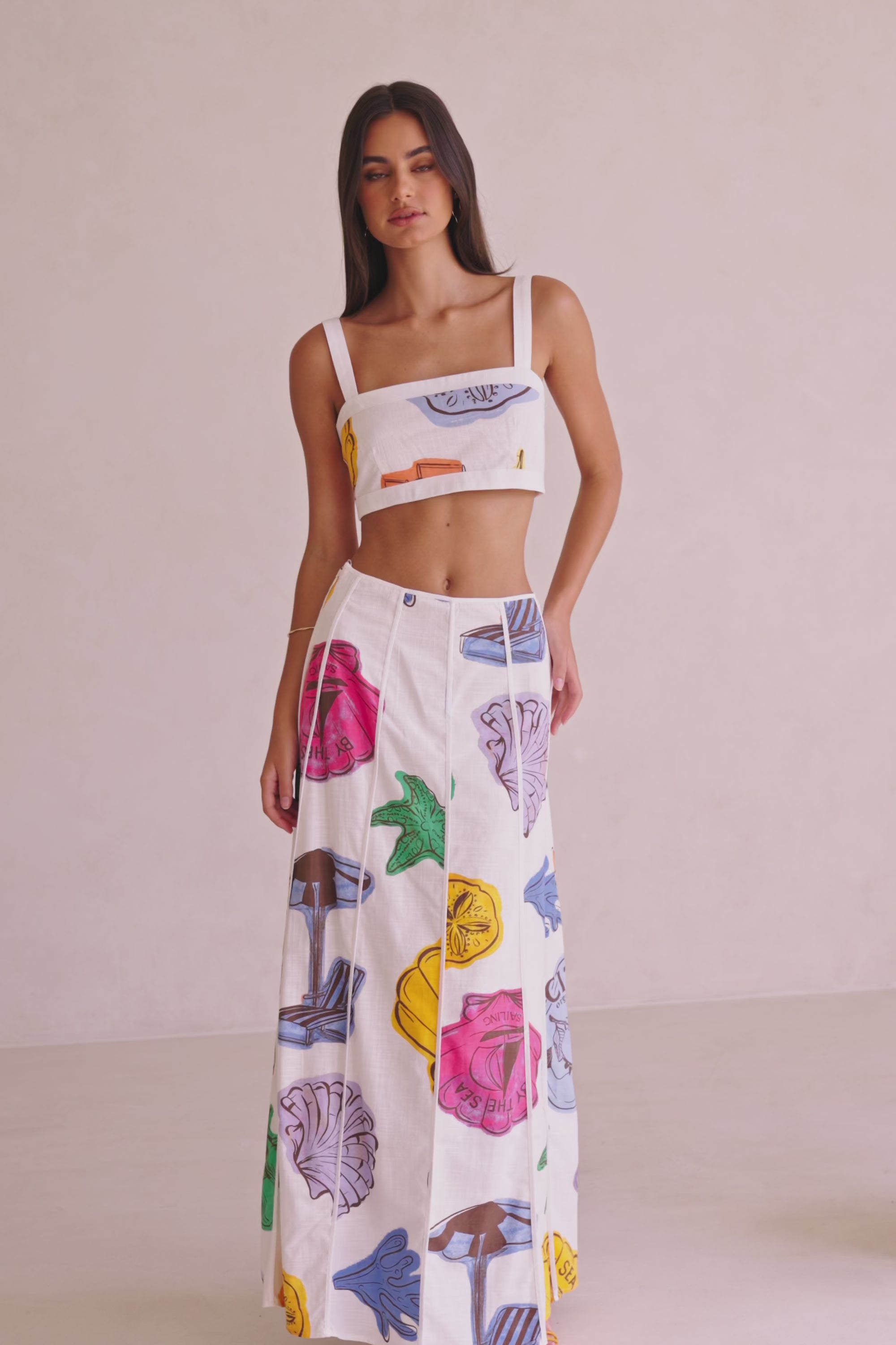 Audrey Skirt - By The Sea