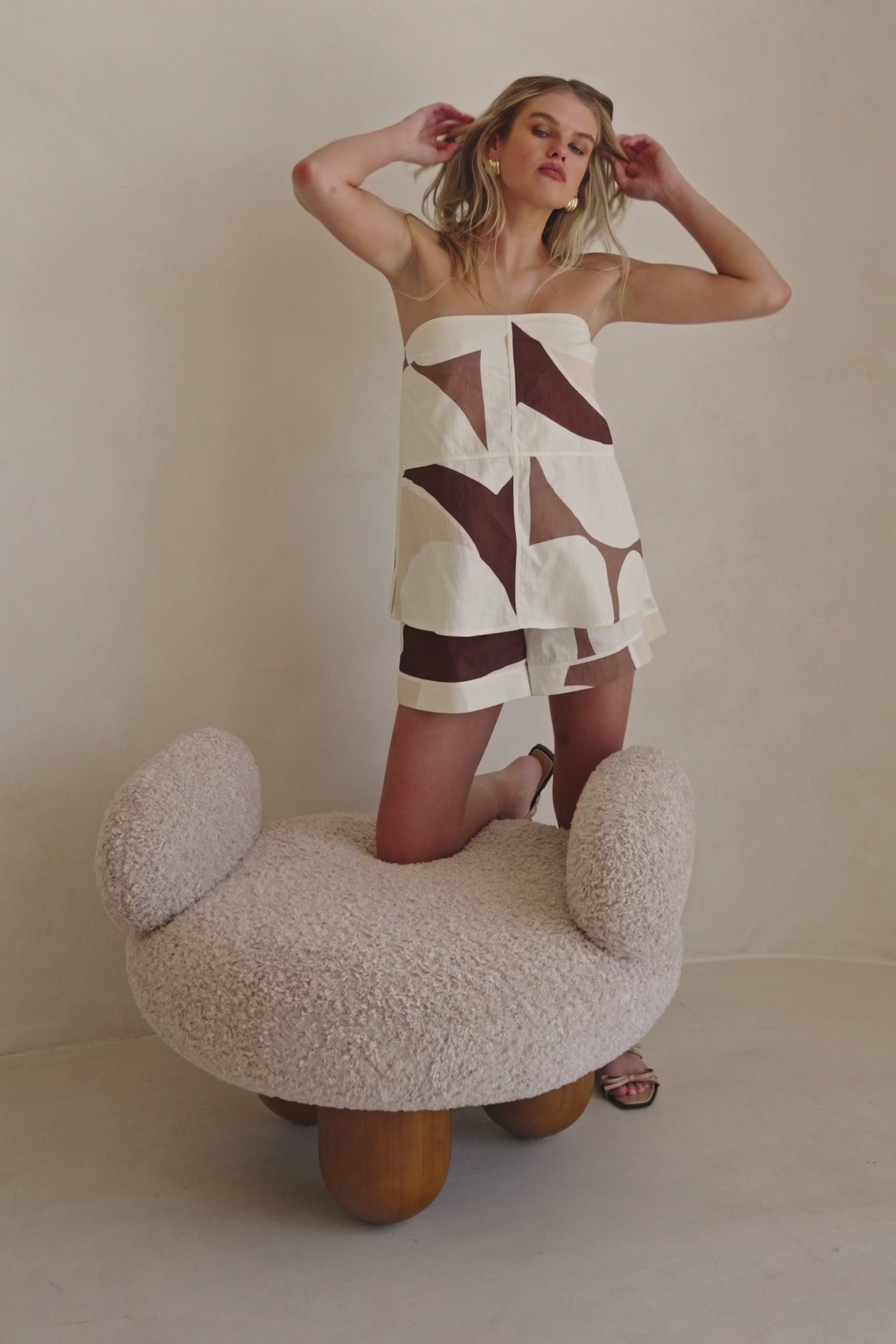 Ria Playsuit - Sable Floral