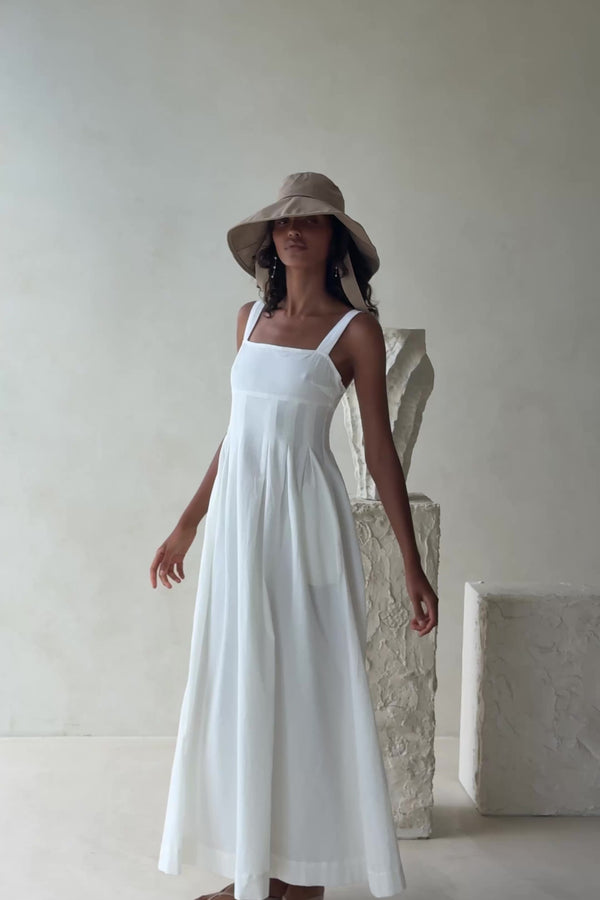 Flore Dress - White