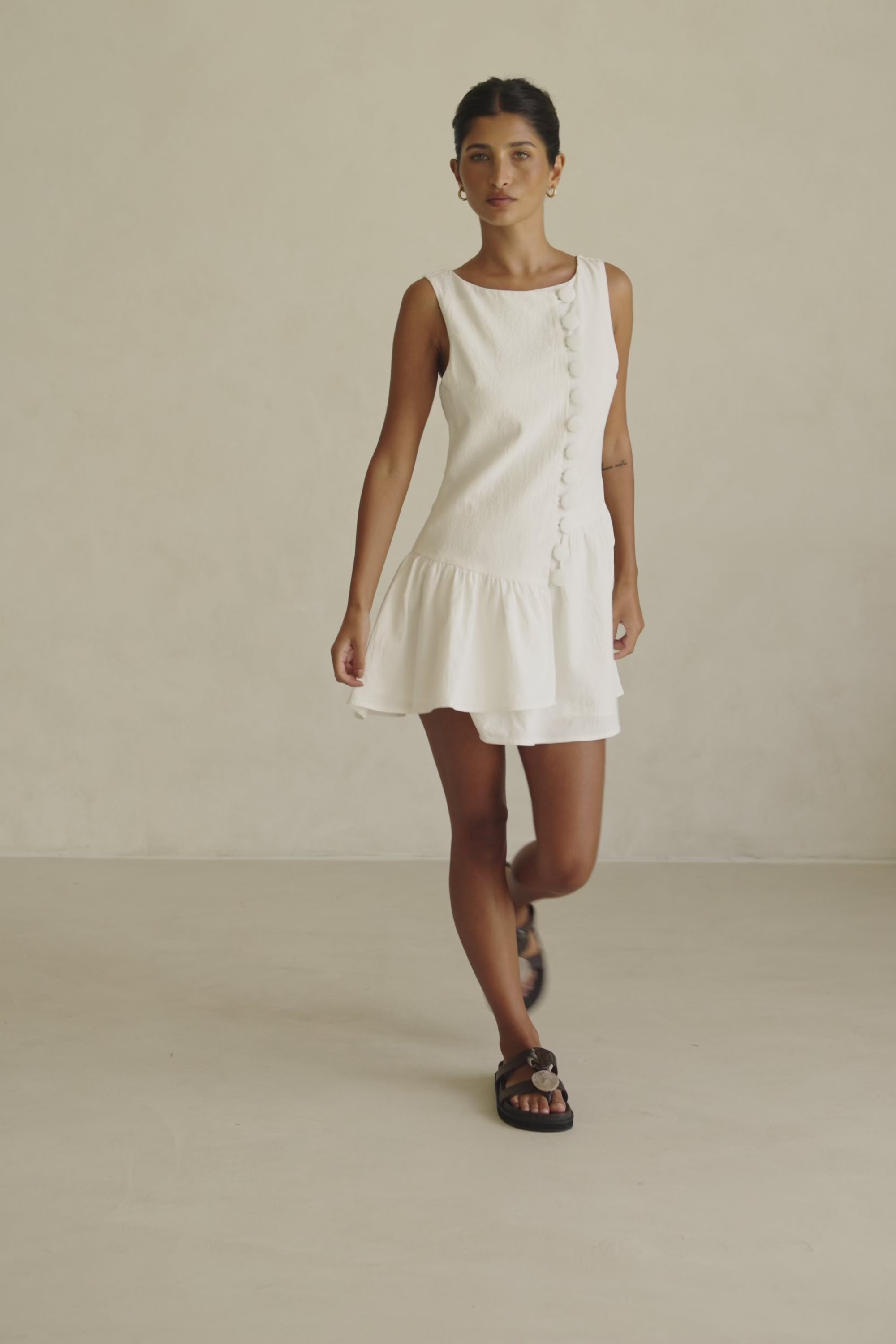 Alfresco Dress - Chocolate