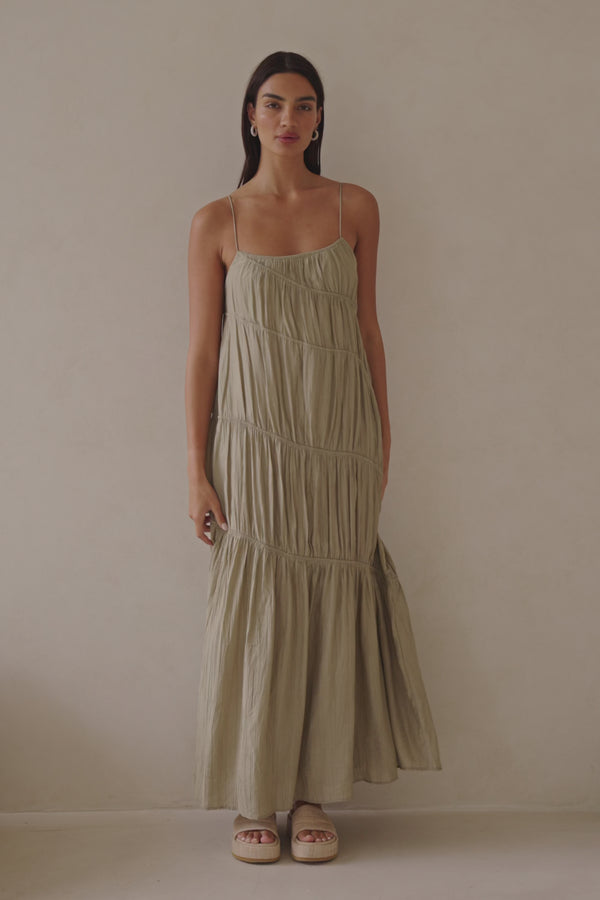 Daysia Dress - Taupe