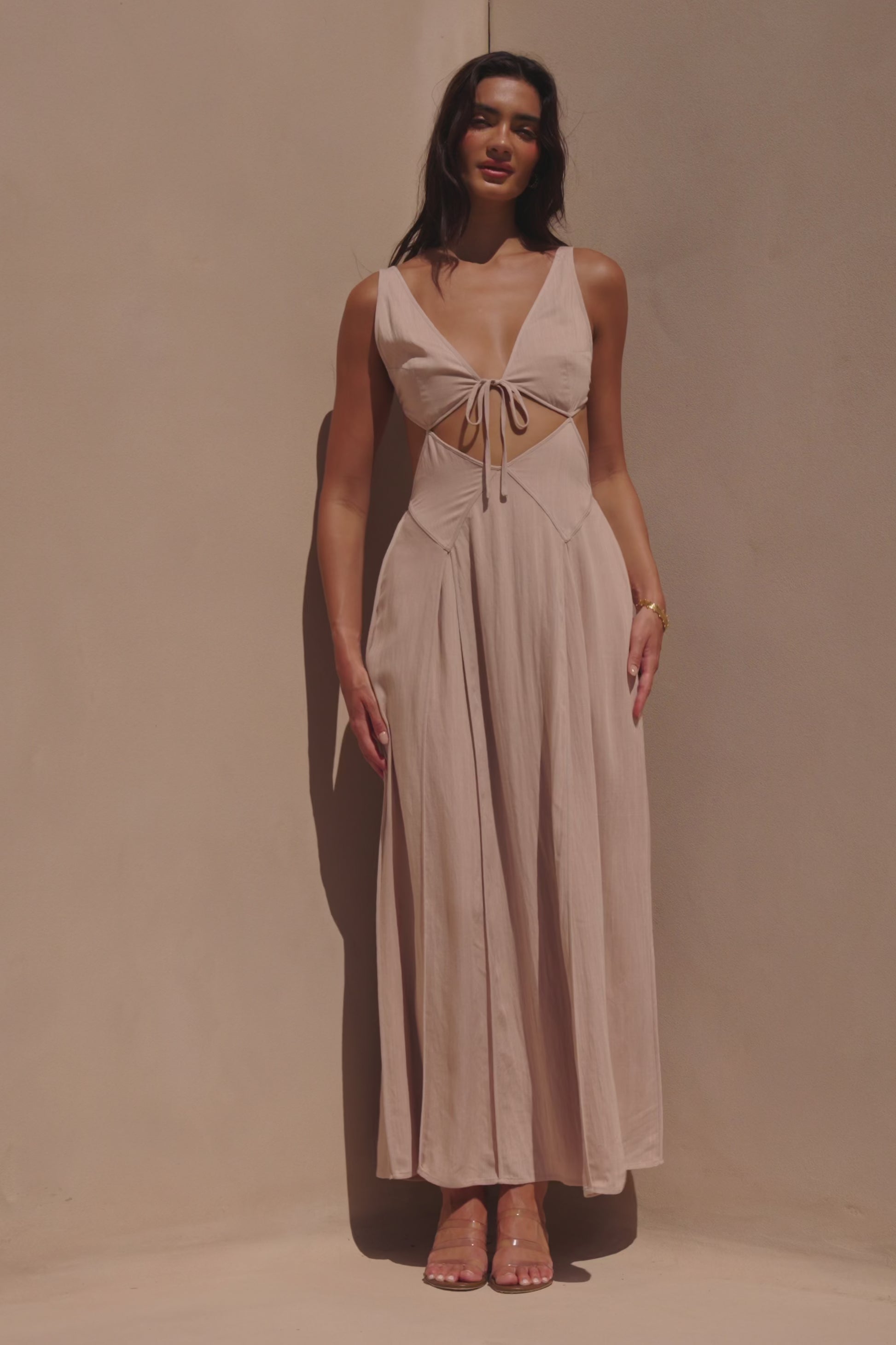 Elliska Dress - Stone