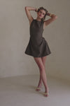 Camellia Dress - Chocolate