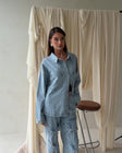 Video, Poet Denim Pants - Light Blue