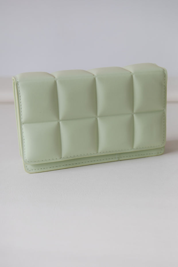 Luna Quilted Bag - Green
