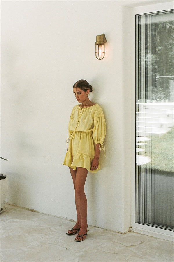 SAMPLE-Anouk Dress - Yellow