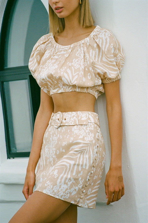 SAMPLE-Sakura Linen Top